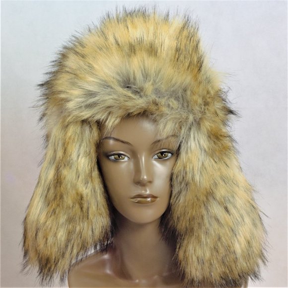 San Diego Hat Company Adult Unisex Faux Fur Trapper Hat - Picture 1 of 12
